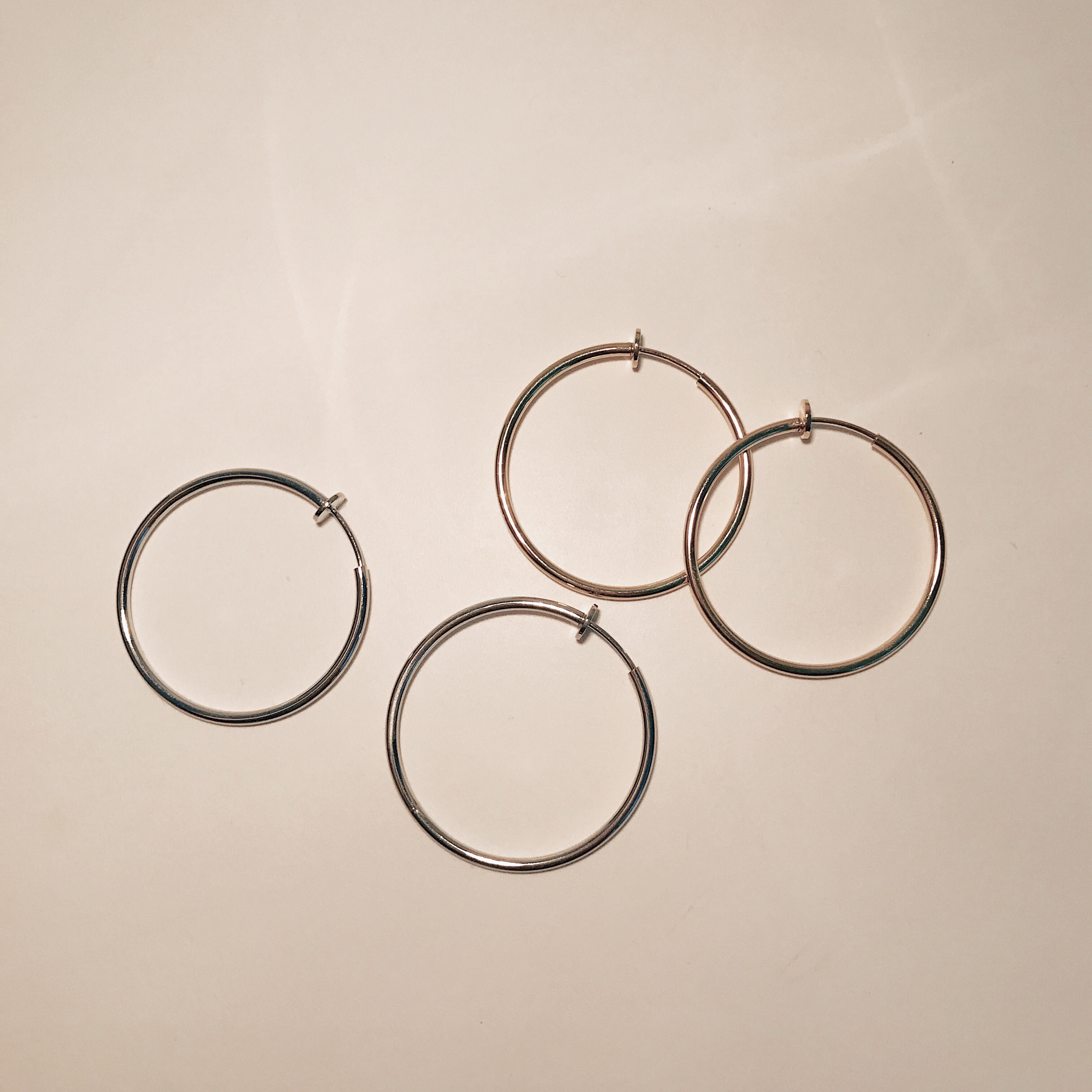 Basic pierced earrings Basic earrings Pretty simpl