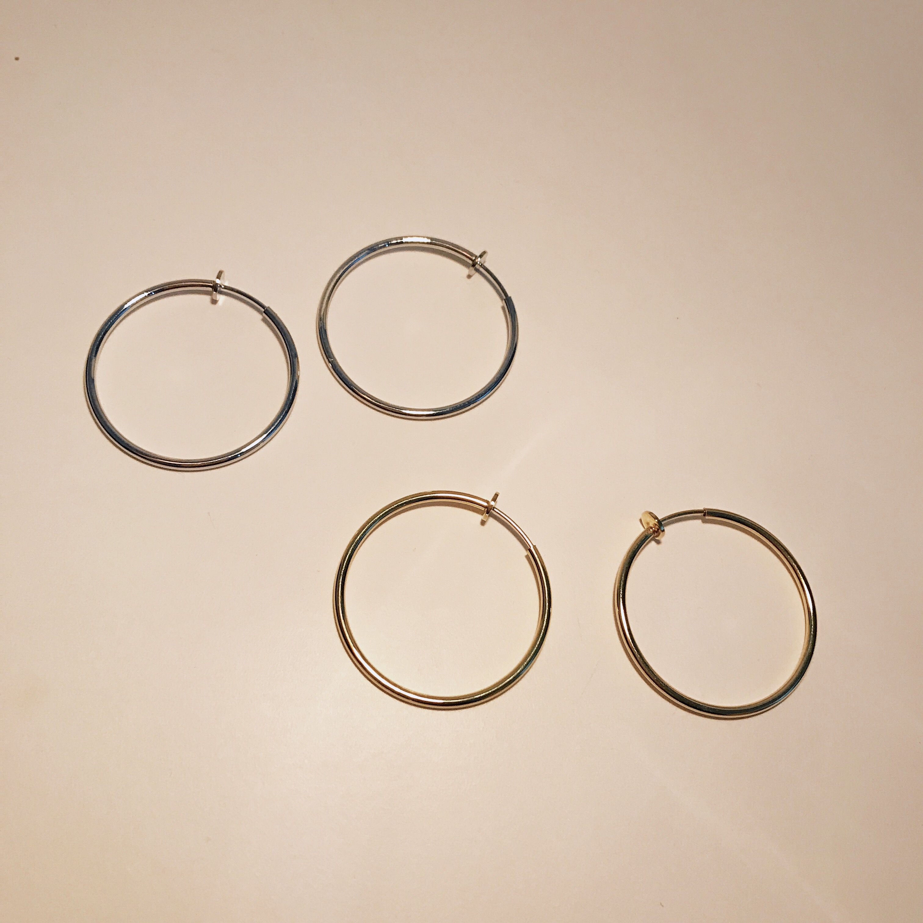 Basic pierced earrings Basic earrings Pretty simpl