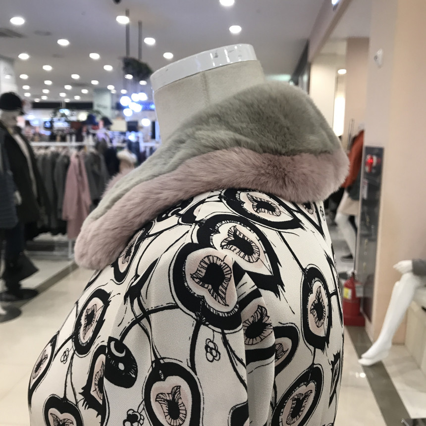 Jill Stuart Rex Stan Lapel Scarf JS1M5D320