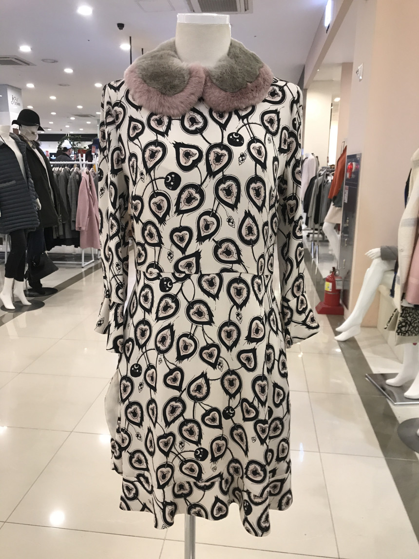 Jill Stuart Rex Stan Lapel Scarf JS1M5D320