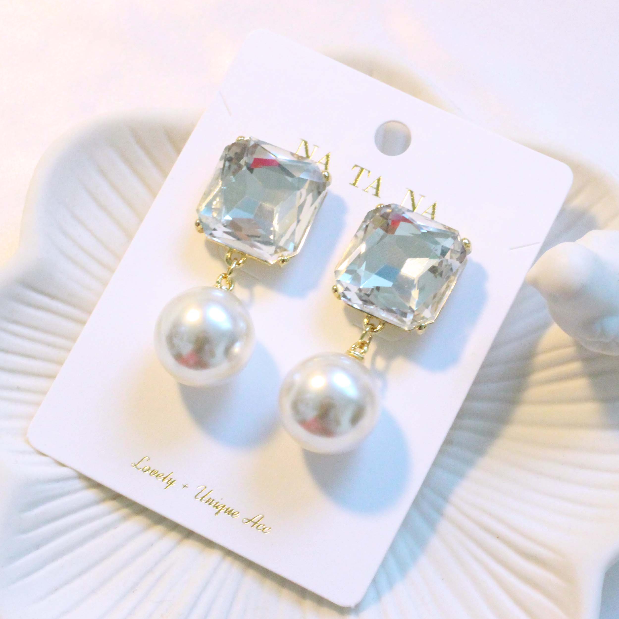 Small Cubic Bold Drop Earring Earring Possible Col