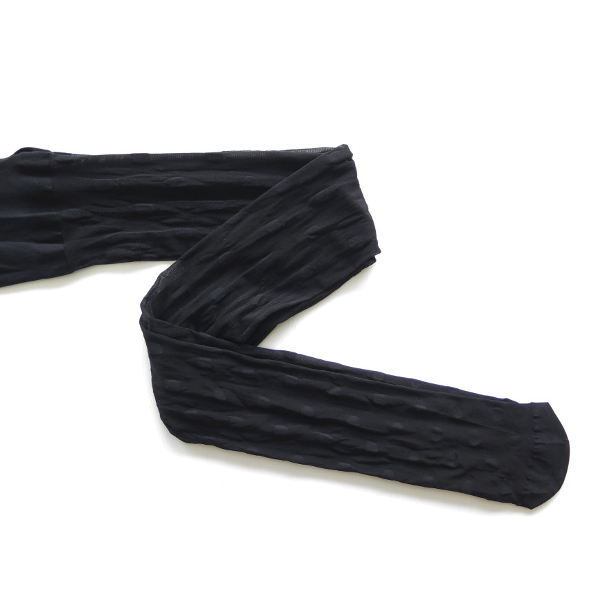 20D black dot stocking pattern see-through 20D