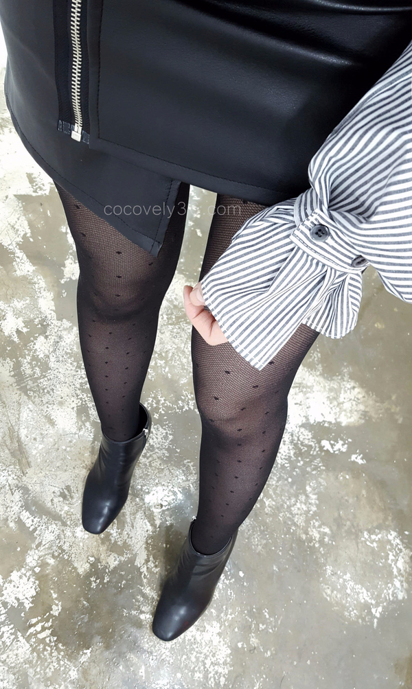 Dotty stockings Big dots, Mini pattern Daily coord