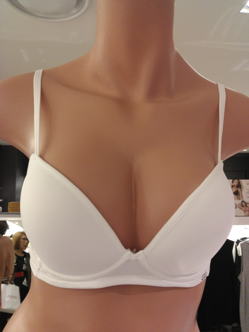 Ele Innerware Pure White Noir Bra EWB0062