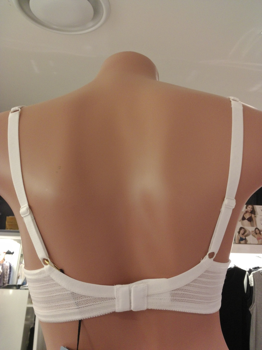 Ele Innerware Pure White Noir Bra EWB0062