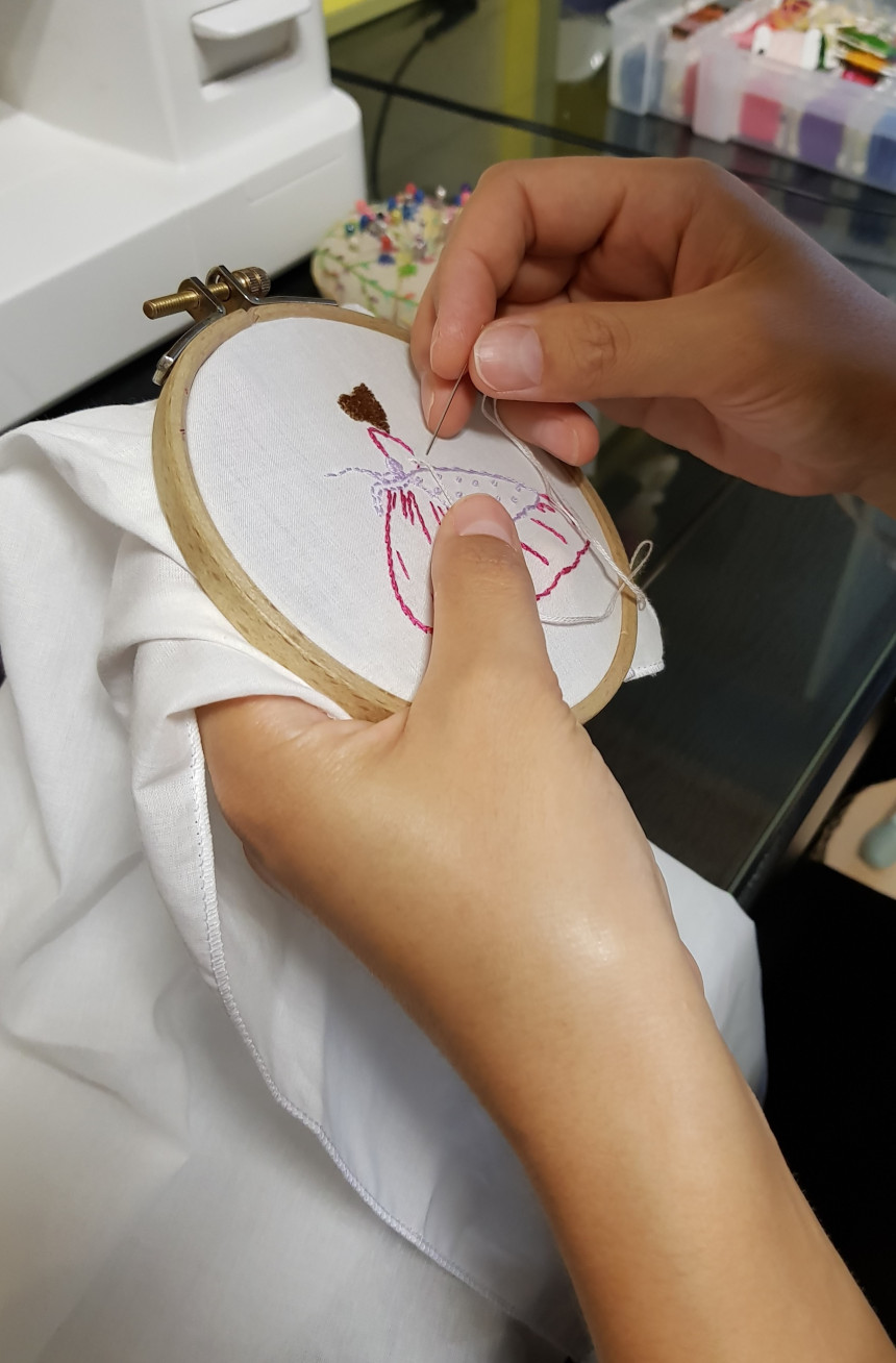 Hair Accessories Pure Hair Embroidery Point Hairpi