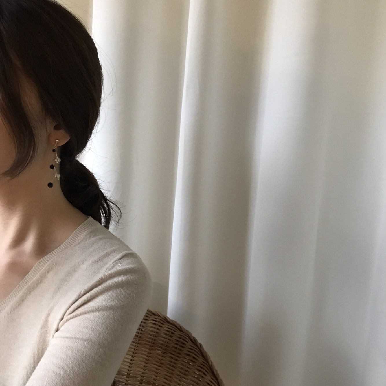 Heidi Crystal Dot Long Drop Earrings Women Loose R