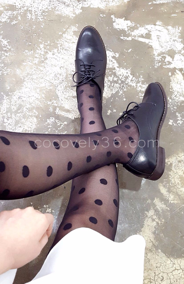 Dotty stockings Big dots, Mini pattern Daily coord