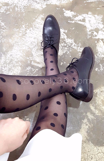 Dotty stockings Big dots, Mini pattern Daily coord