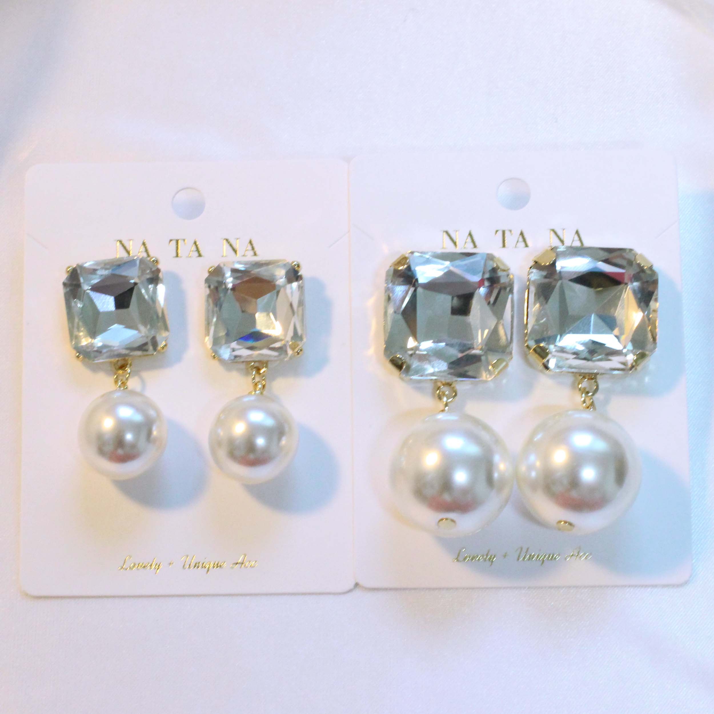 Small Cubic Bold Drop Earring Earring Possible Col