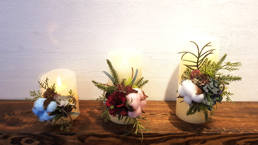 LED Cotton Cotton Flower Candle led candle housewa