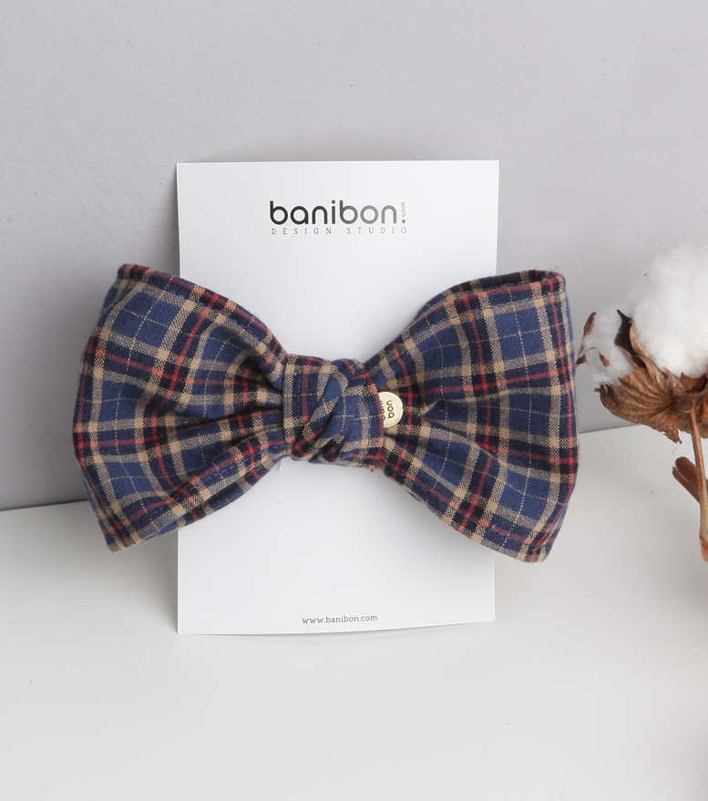 Hair Accessories Ibn Vintage Check Hairpin