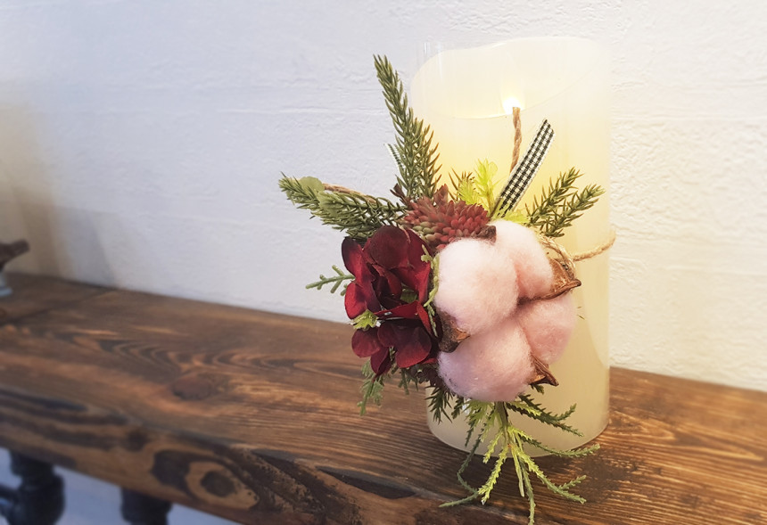 LED Cotton Cotton Flower Candle led candle housewa