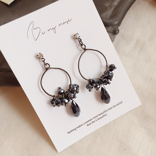 Black Antique Long Drop Earrings 10 Collection Bol
