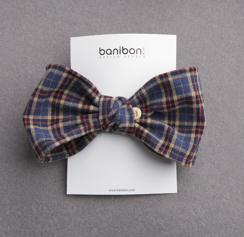 Hair Accessories Ibn Vintage Check Hairpin