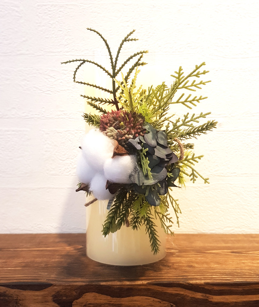 LED Cotton Cotton Flower Candle led candle housewa