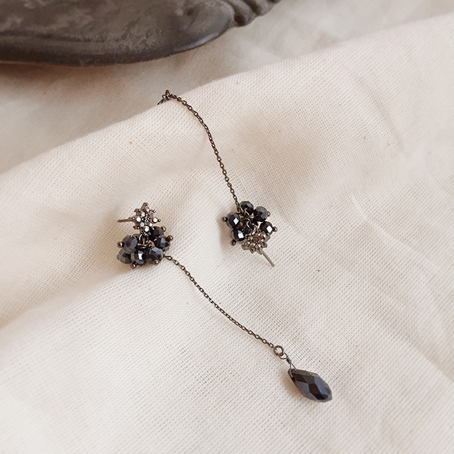 Black Antique Long Drop Earrings 10 Collection Bol