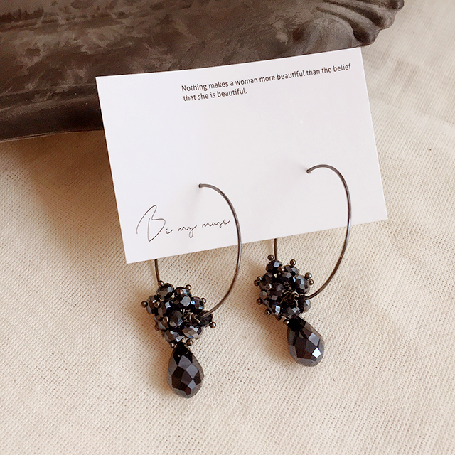 Black Antique Long Drop Earrings 10 Collection Bol