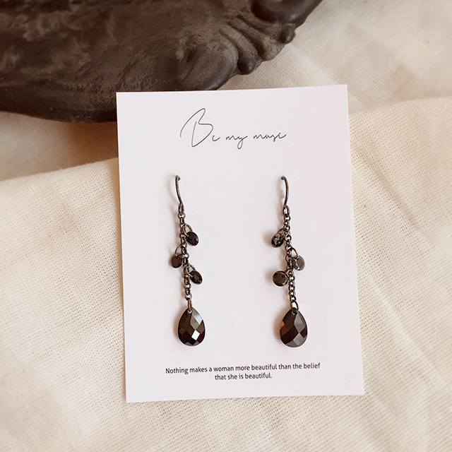 Black Antique Long Drop Earrings 10 Collection Bol