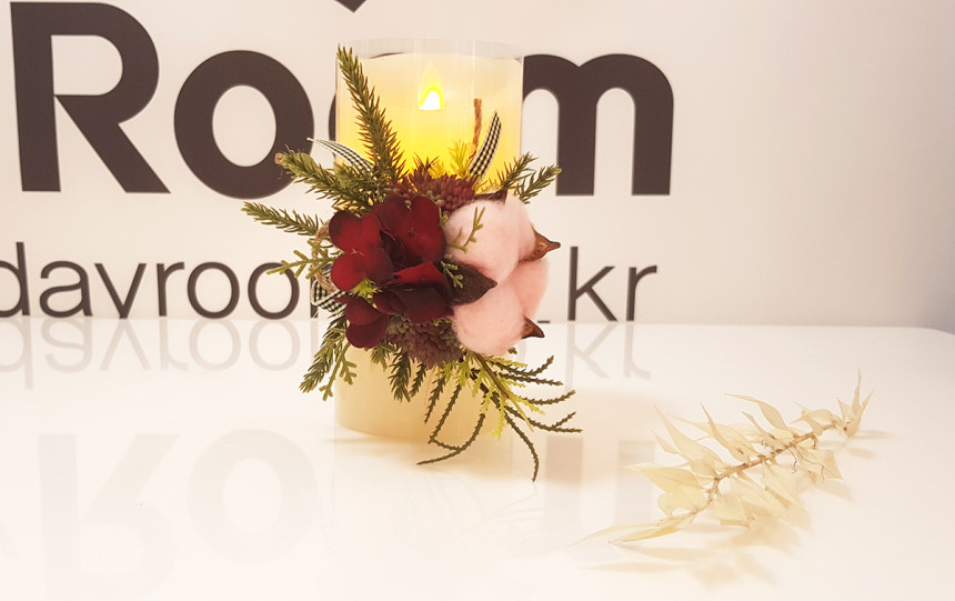 LED Cotton Cotton Flower Candle led candle housewa