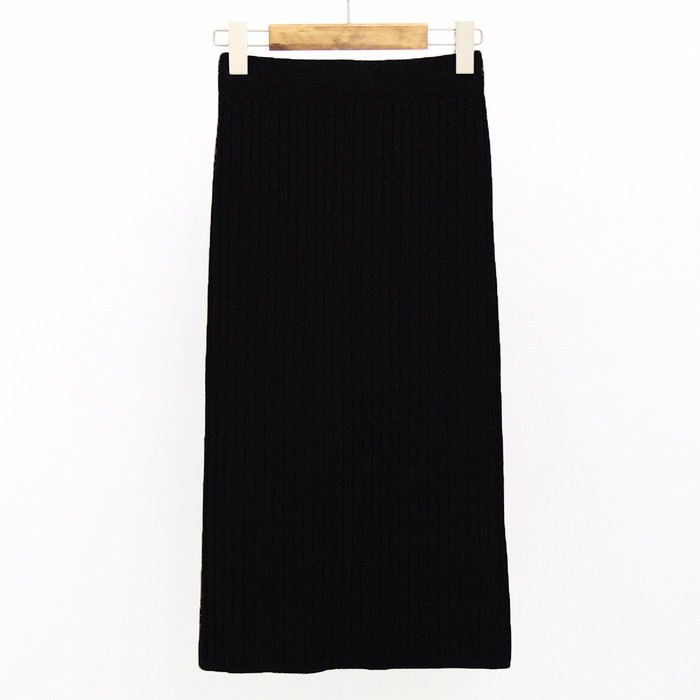 Fall Winter Pleat Bending H-line back-to-back knit