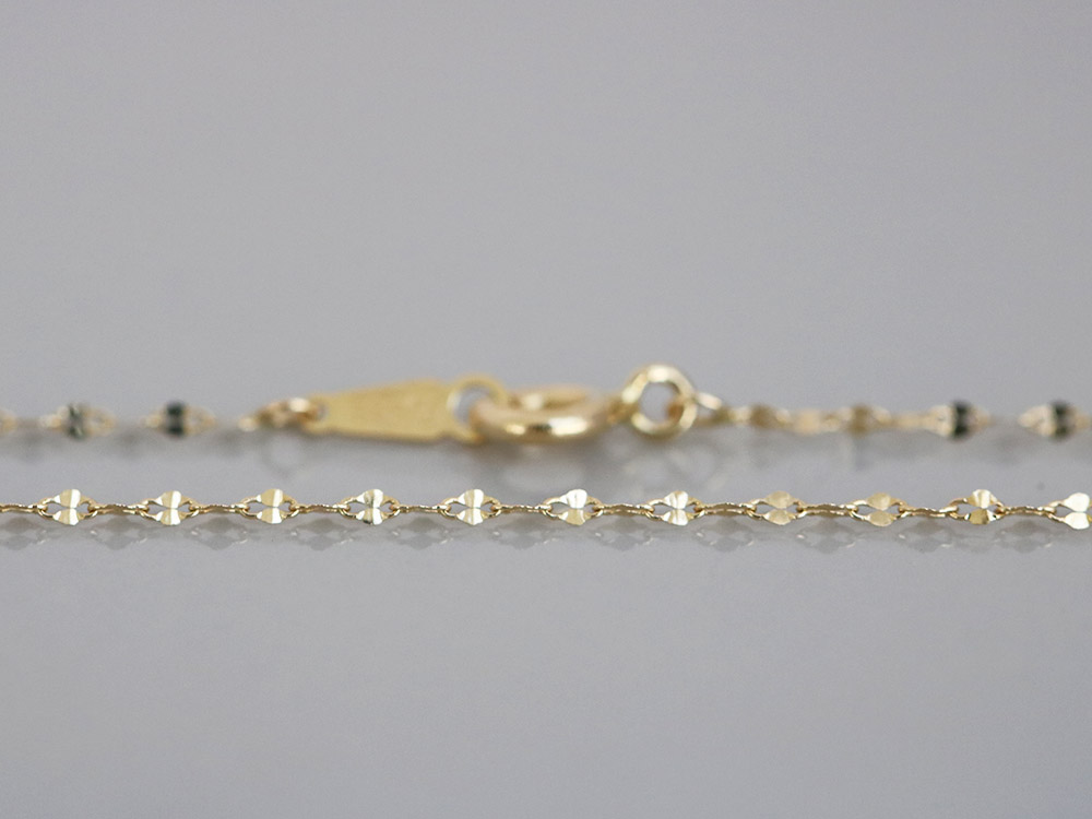 14K daily necklace chain 7 species 14k rose gold f