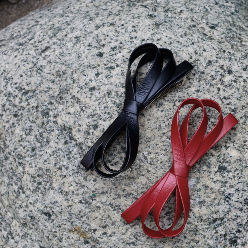 Hair Accessories Layered ribbon pin Scissors Slim 
