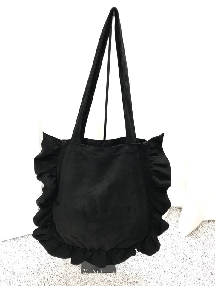 Suede Shirring Eco Bag Scissors Snooping Styling G