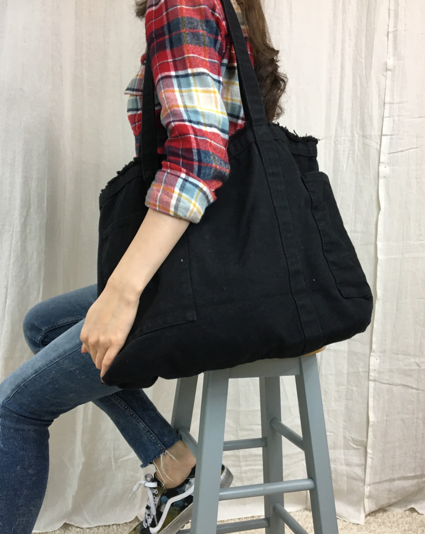 Pocket Canvas Eco Bag Vintage Bags Bigbag Travel A