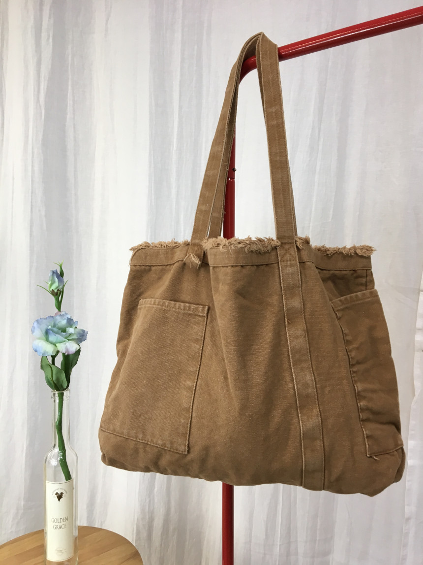 Pocket Canvas Eco Bag Vintage Bags Bigbag Travel A