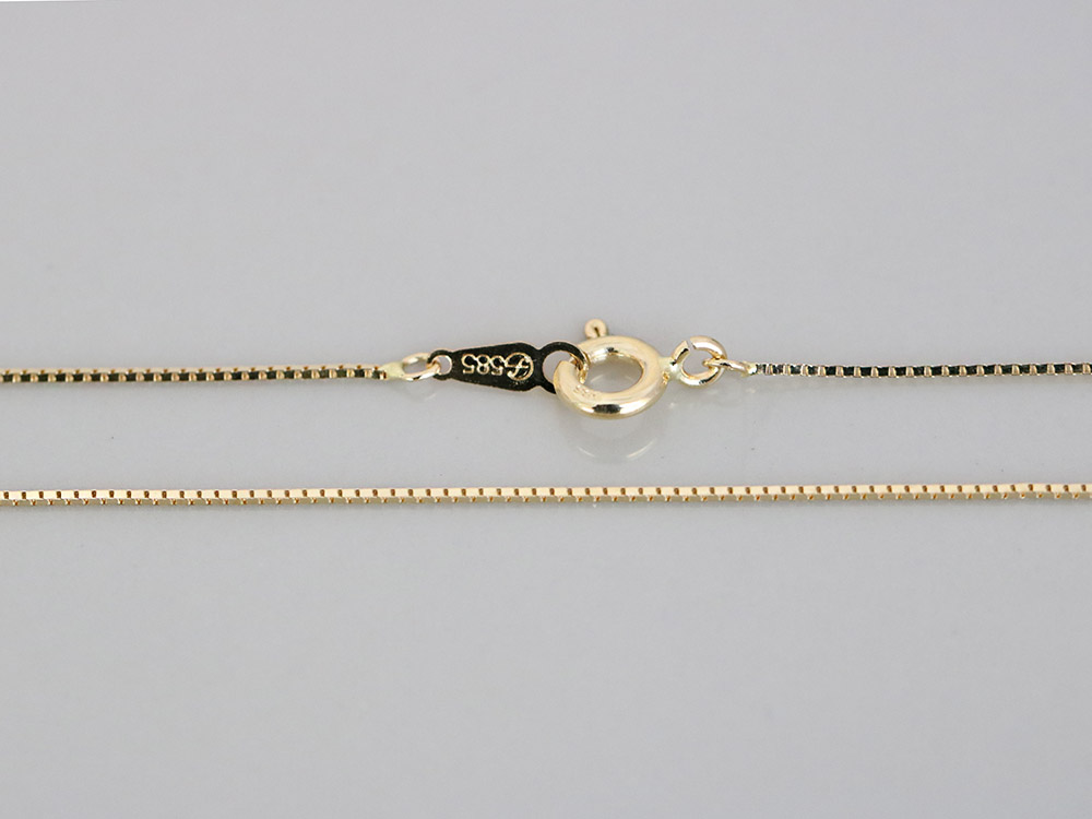 14K daily necklace chain 7 species 14k rose gold f