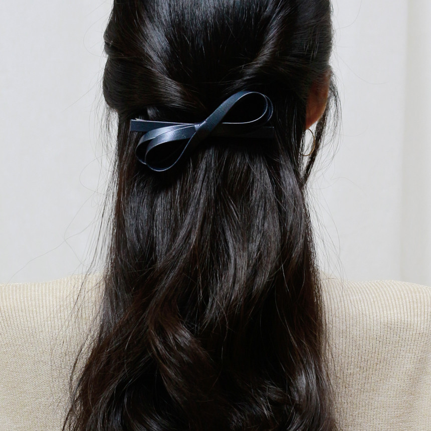 Hair Accessories Layered ribbon pin Scissors Slim 