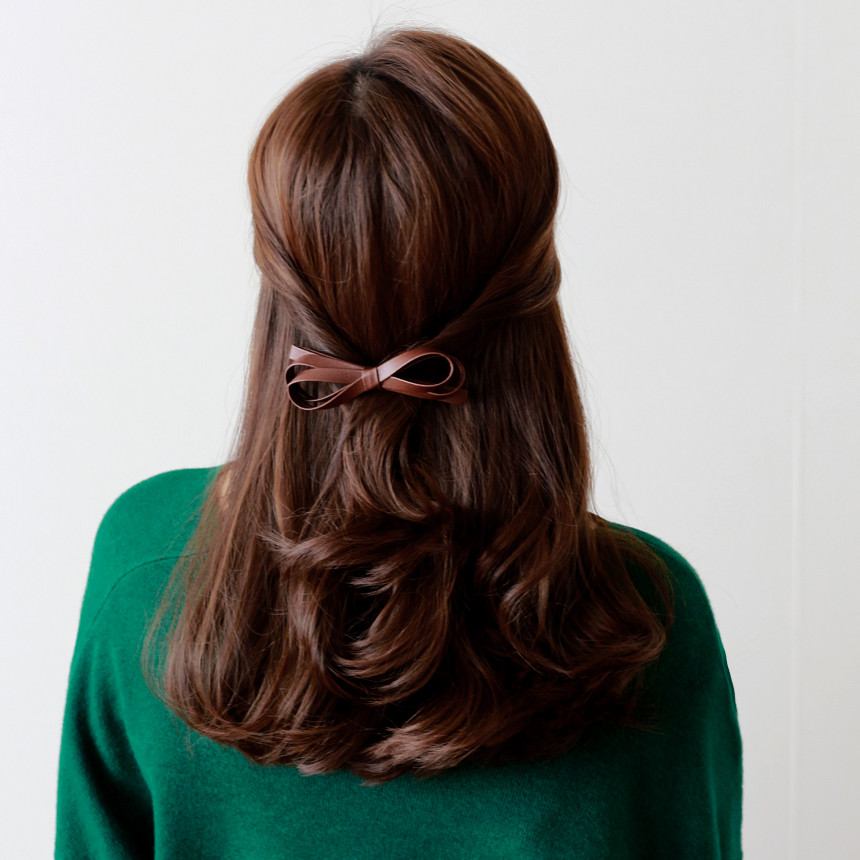 Hair Accessories Layered ribbon pin Scissors Slim 