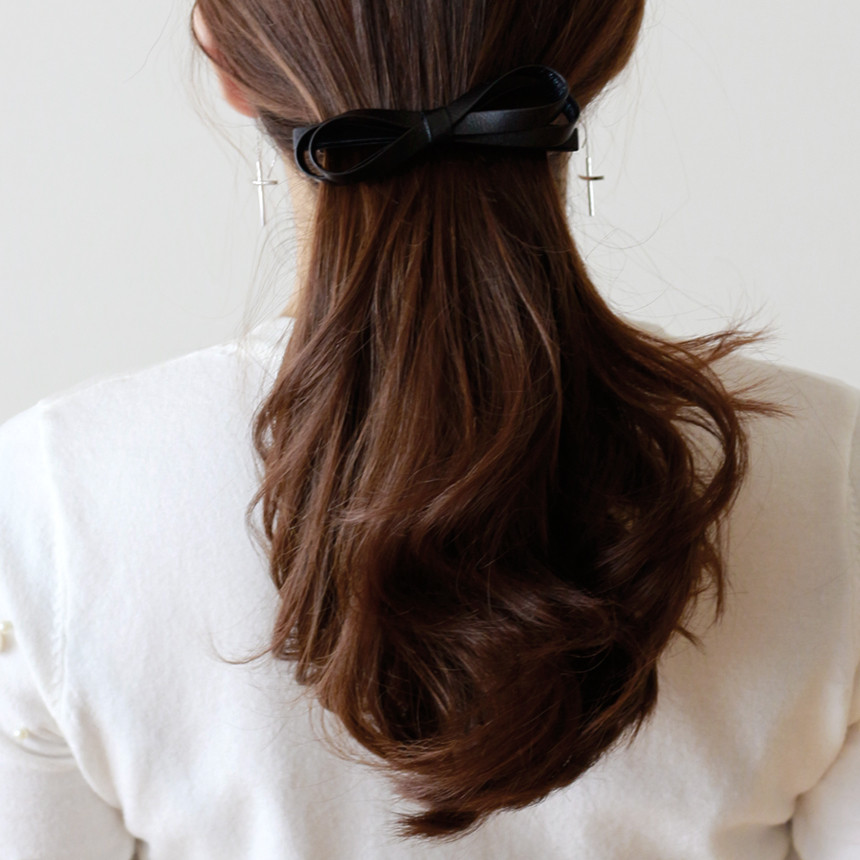 Hair Accessories Layered ribbon pin Scissors Slim 