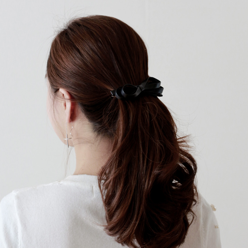 Hair Accessories Layered ribbon pin Scissors Slim 