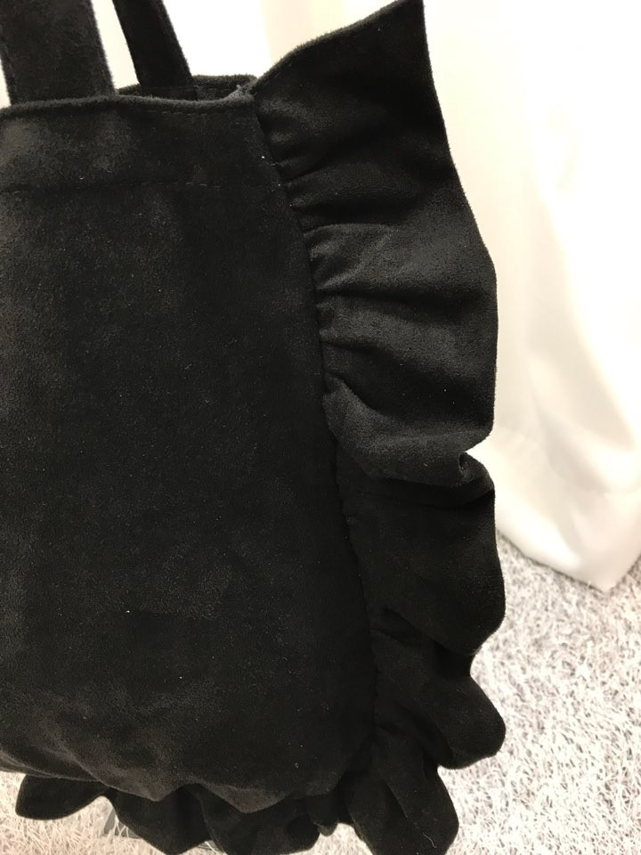 Suede Shirring Eco Bag Scissors Snooping Styling G