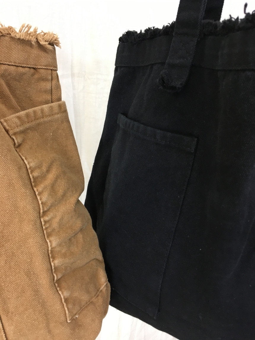 Pocket Canvas Eco Bag Vintage Bags Bigbag Travel A