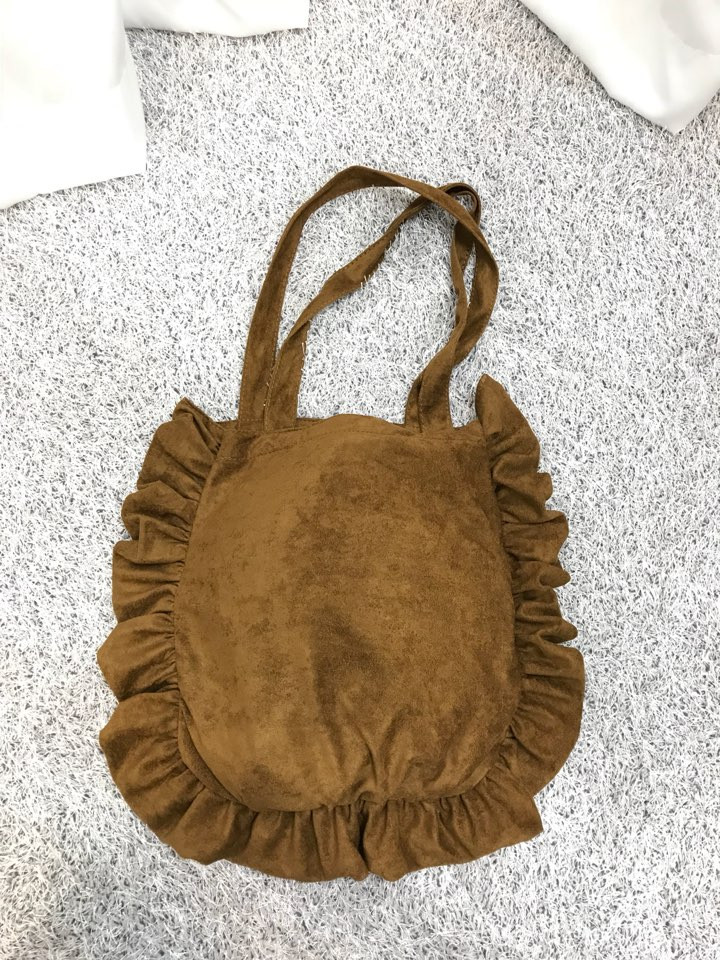 Suede Shirring Eco Bag Scissors Snooping Styling G