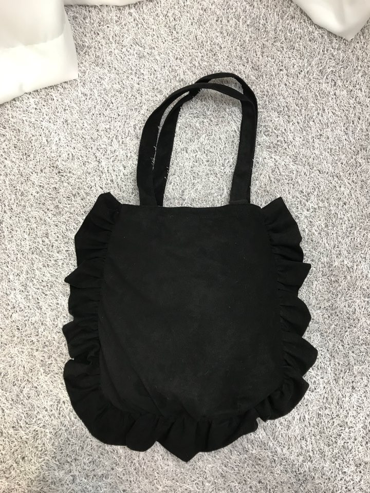 Suede Shirring Eco Bag Scissors Snooping Styling G