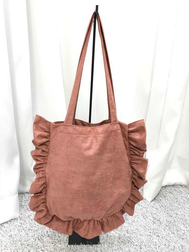 Suede Shirring Eco Bag Scissors Snooping Styling G
