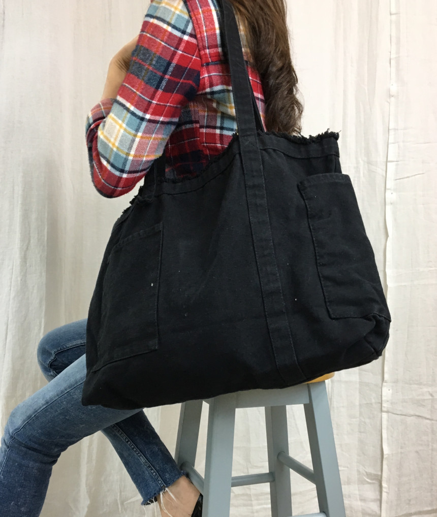 Pocket Canvas Eco Bag Vintage Bags Bigbag Travel A