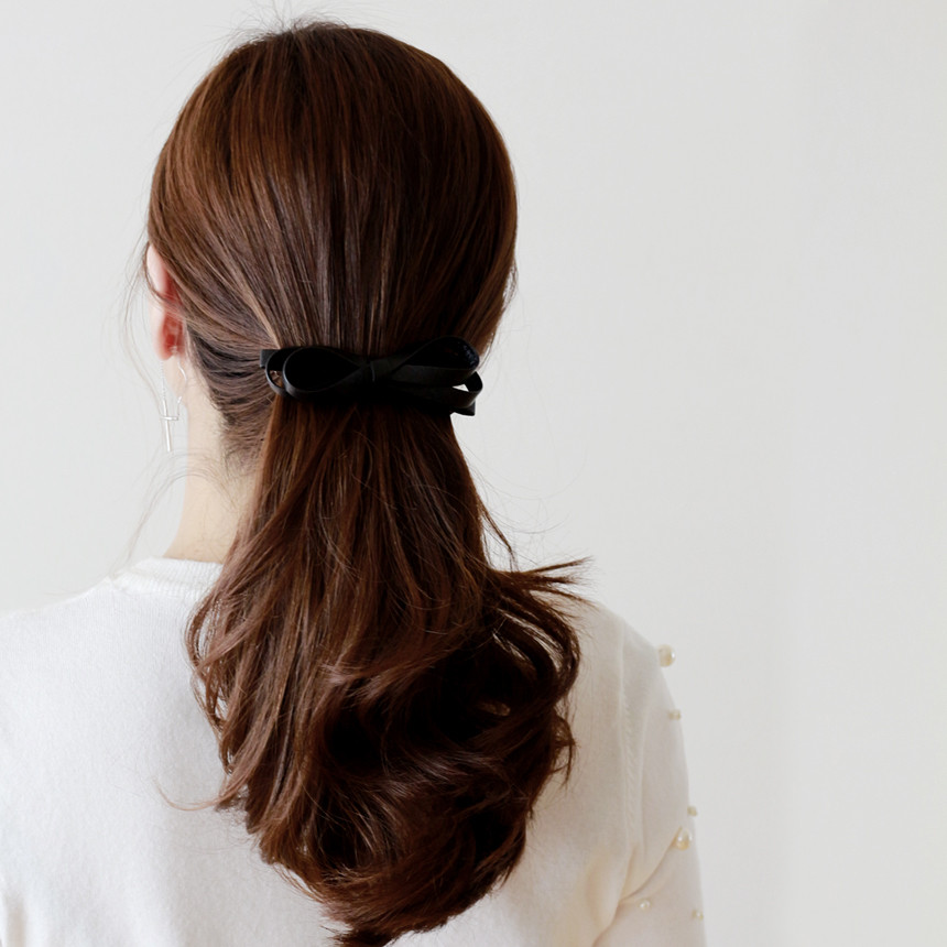 Hair Accessories Layered ribbon pin Scissors Slim 