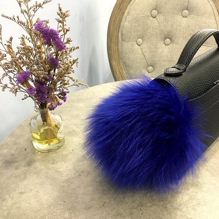 Real Fox Foam Form Foam Key Ring Big Size Key Hold