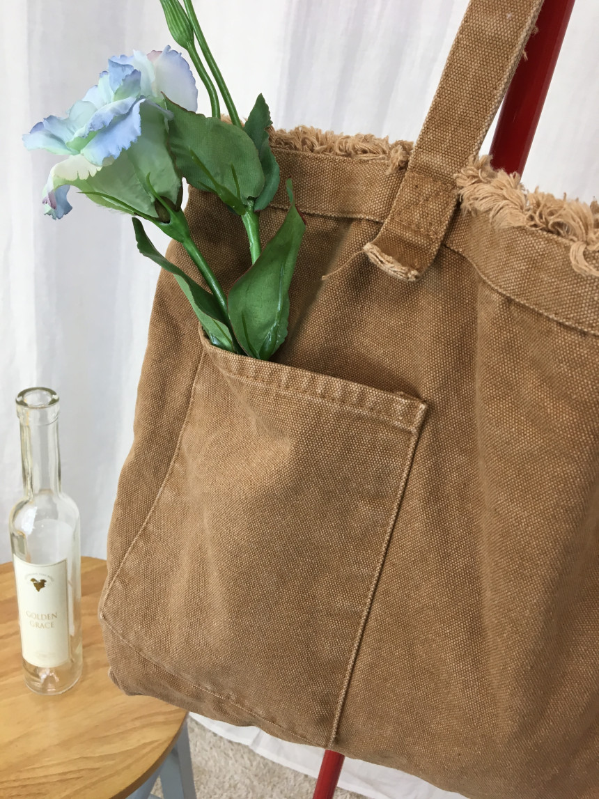 Pocket Canvas Eco Bag Vintage Bags Bigbag Travel A