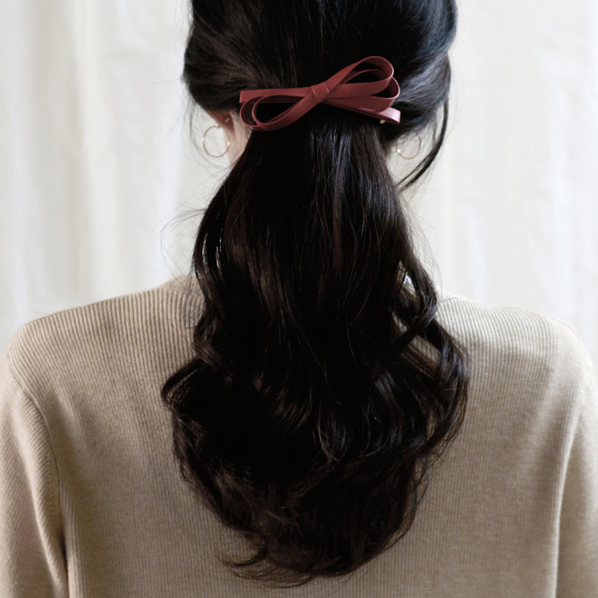 Hair Accessories Layered ribbon pin Scissors Slim 