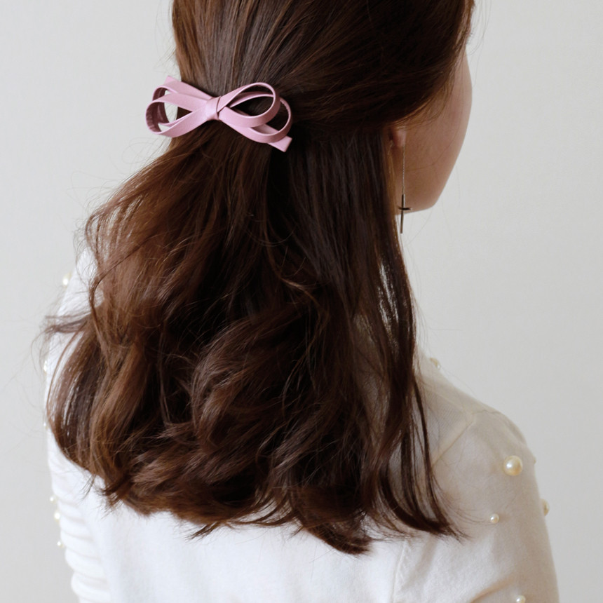 Hair Accessories Layered ribbon pin Scissors Slim 