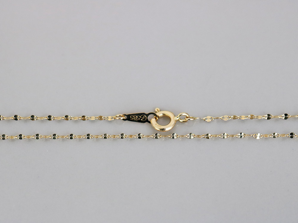 14K daily necklace chain 7 species 14k rose gold f