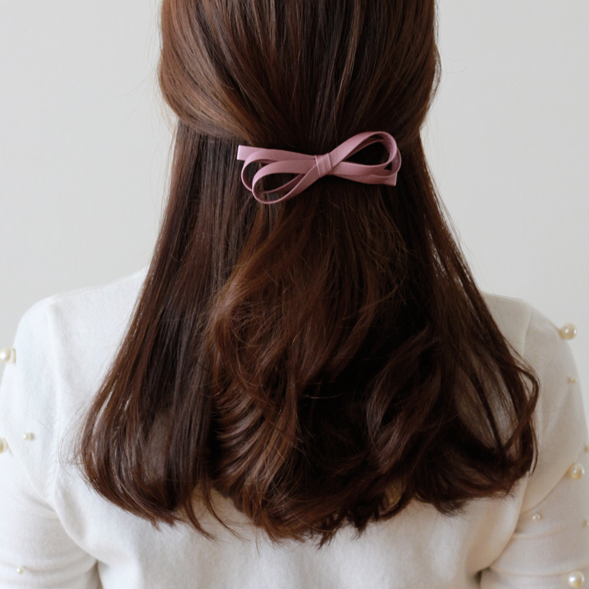 Hair Accessories Layered ribbon pin Scissors Slim 