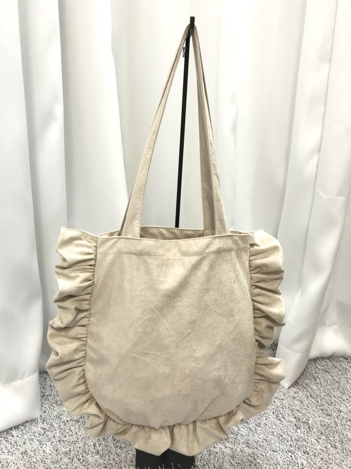 Suede Shirring Eco Bag Scissors Snooping Styling G