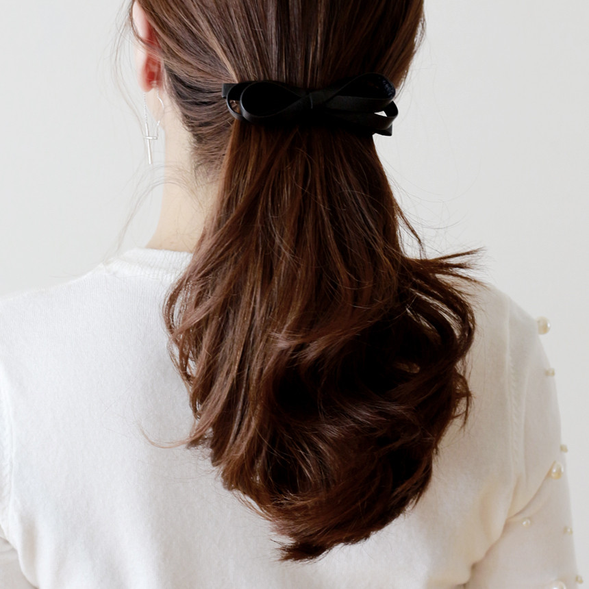 Hair Accessories Layered ribbon pin Scissors Slim 
